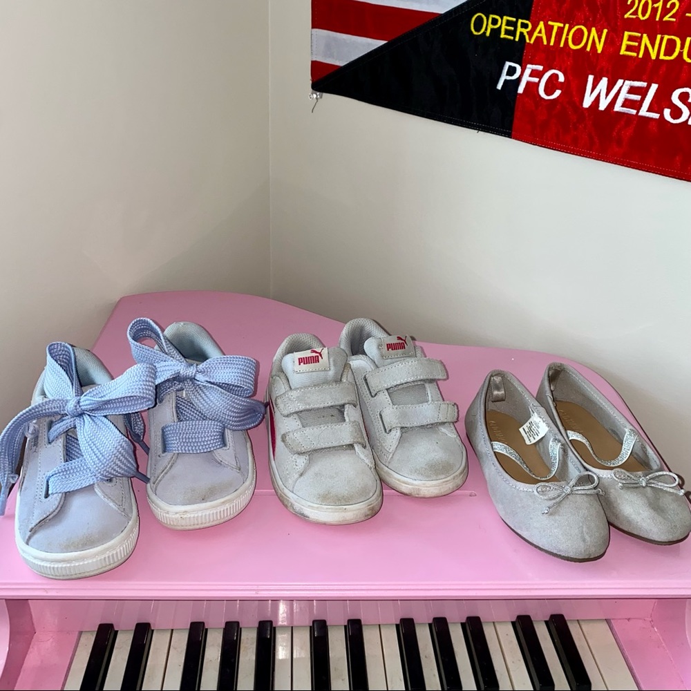 Little Girls Puma Sneakers & Flats Lot